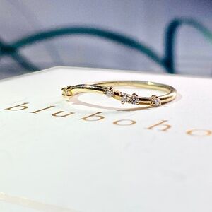 Bluboho Alate 14K yellow gold ring